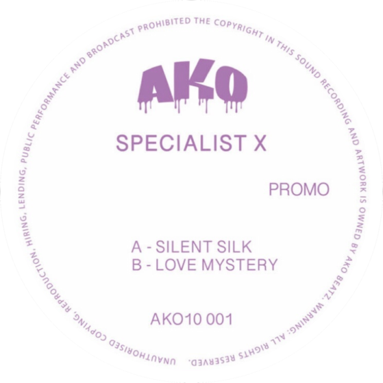AKO10 SERIES PRESENTS - SPECIALIST X. (AKO10001) DIGITAL