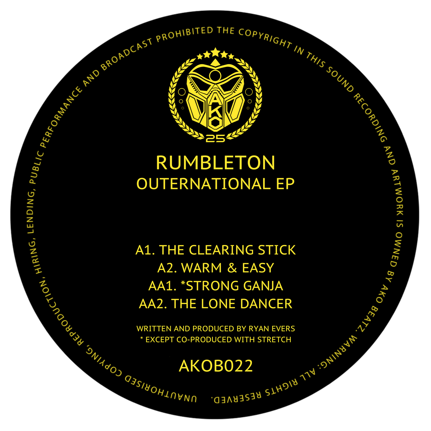 AKO BEATZ PRESENTS: RUMBLETON OUTERNATIONAL EP (AKOB022) DIGITAL