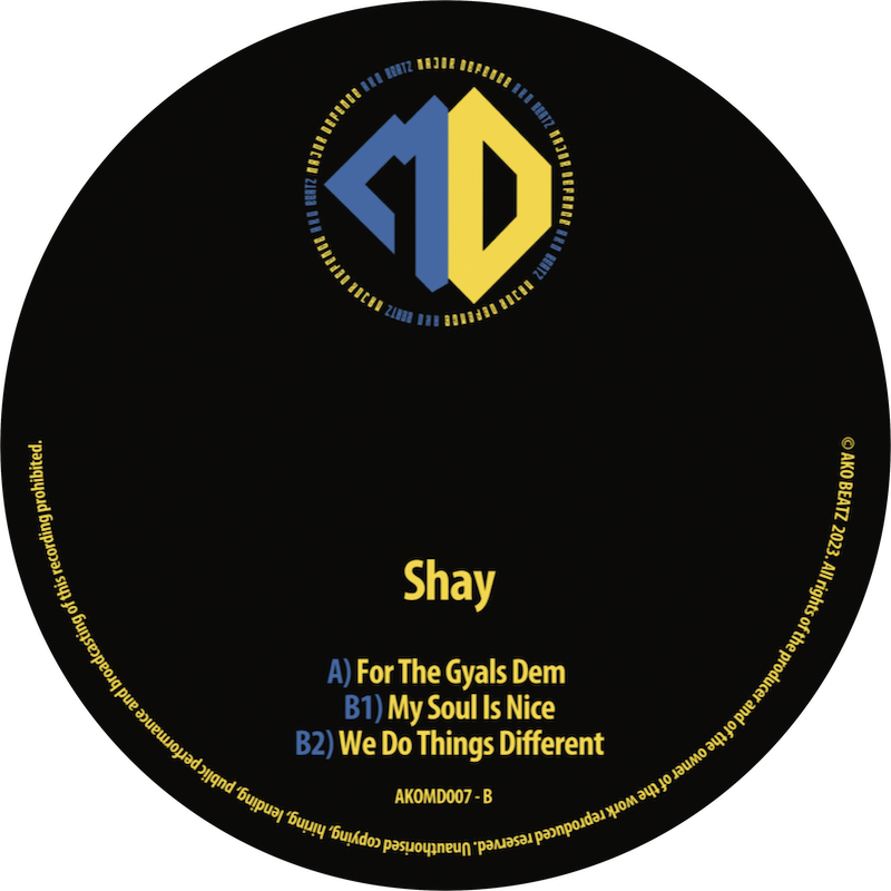 AKOMD 007: SHAY - FOR THE GYALS DEM EP - (AKOMD007) DIGITAL