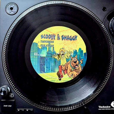 AKO150 ARCADE 031 - SCOOBY & SHAGGY - TINDERNESS / DEM STYLE - BLACK VINYL