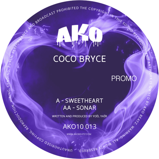 AKO10 SERIES PRESENTS: COCO BRYCE - SWEETHEART / SONAR (AKO10013) DIGITAL