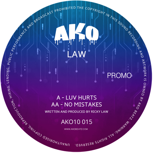 AKO10 SERIES PRESENTS: LAW - LUV HURTS/NO MISTAKES (AKO10015) DIGITAL