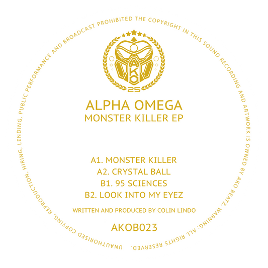 AKO BEATZ PRESENTS: ALPHA OMEGA MONSTER KILLER EP - (AKOB023) DIGITAL