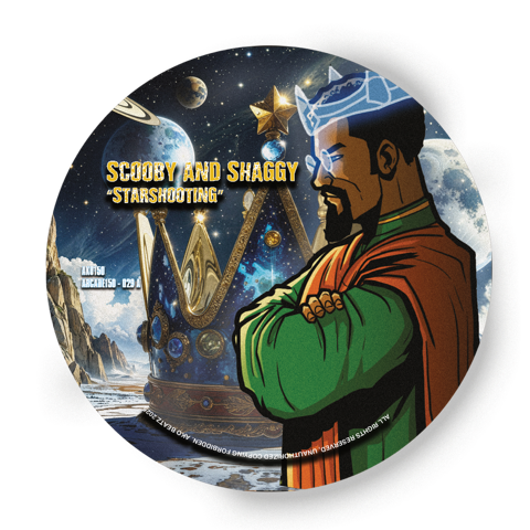AKO150 ARCADE 029 - SCOOBY & SHAGGY / COLD MISSION - STARSHOOTING / WOLF - BLACK VINYL