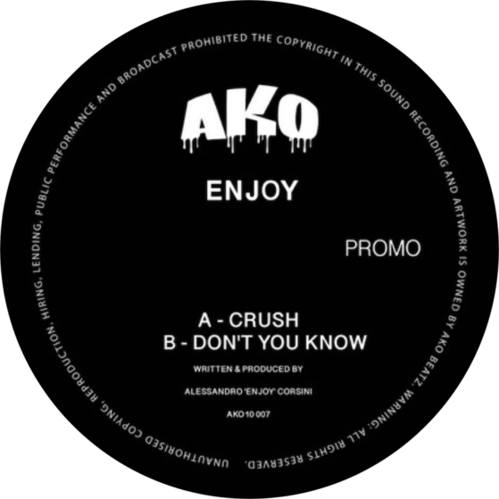 AKO10 SERIES PRESENTS - ENJOY (AKO10007) DIGITAL