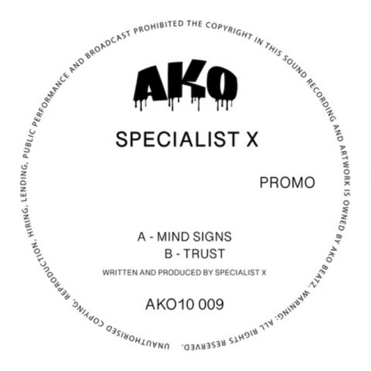 AKO10 SERIES PRESENTS - SPECIALIST X 10" (AKO10009)