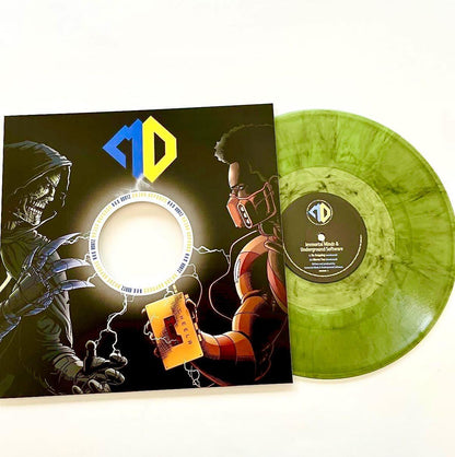 AKOMD 009: IMMORTAL MINDS & UNDERGROUND SOFTWARE - NO STOPPING / MOVES YOU - SMOKED GREEN VINYL