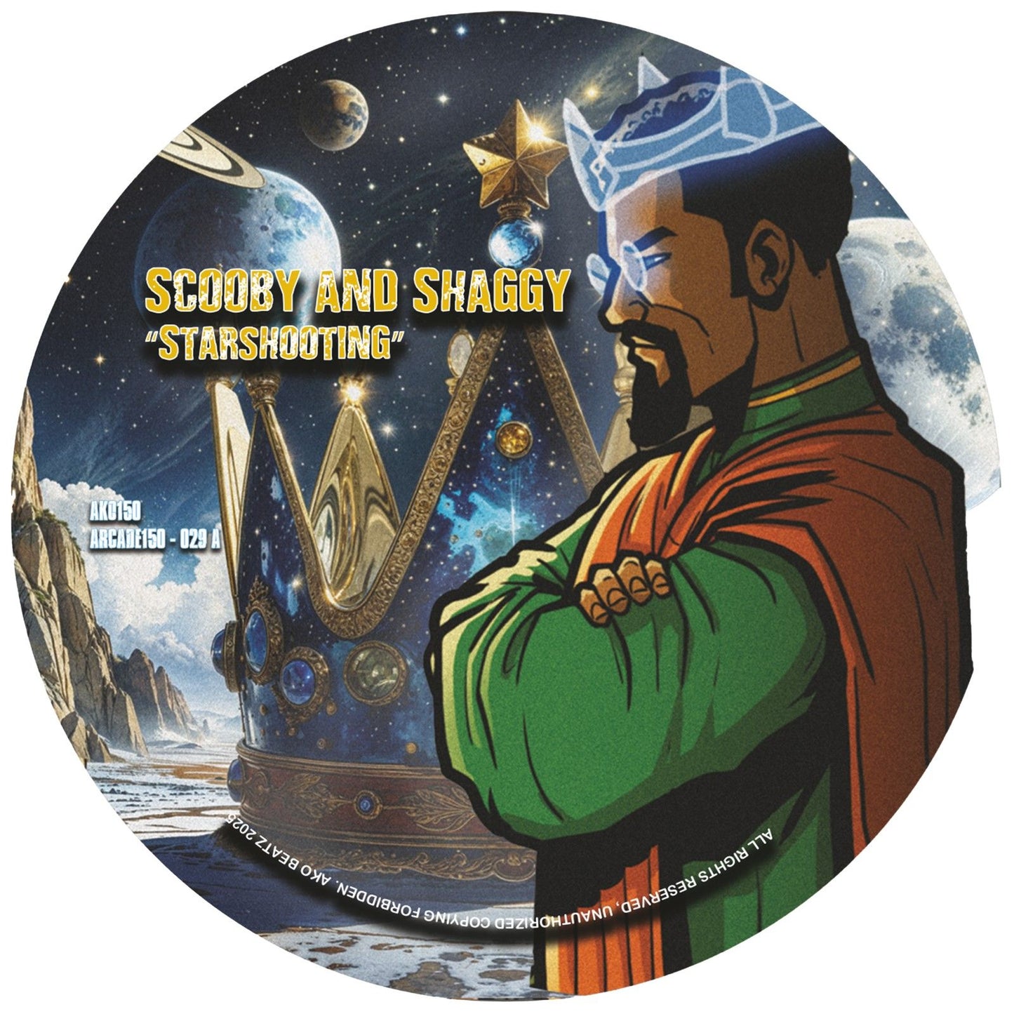 AKO150 ARCADE 029 - SCOOBY & SHAGGY / COLD MISSION - STARSHOOTING / WOLF - GLOW