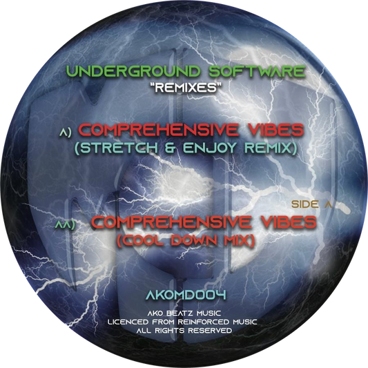 AKOMD 004: UNDERGROUND SOFTWARE - COMPREHENSIVE VIBES (REMIX) / COMPREHENSIVE VIBES (COOL DOWN MIX) - (AKOMD004) DIGITAL