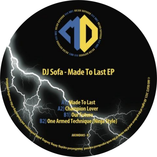 AKOMD 005: DJ SOFA - MADE TO LAST EP (AKOMD005) DIGITAL