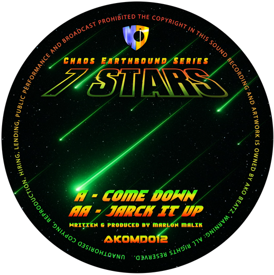 AKOMD 012: 7 STARS – COME DOWN / JARCK IT UP – SPECIAL GREEN VINYL