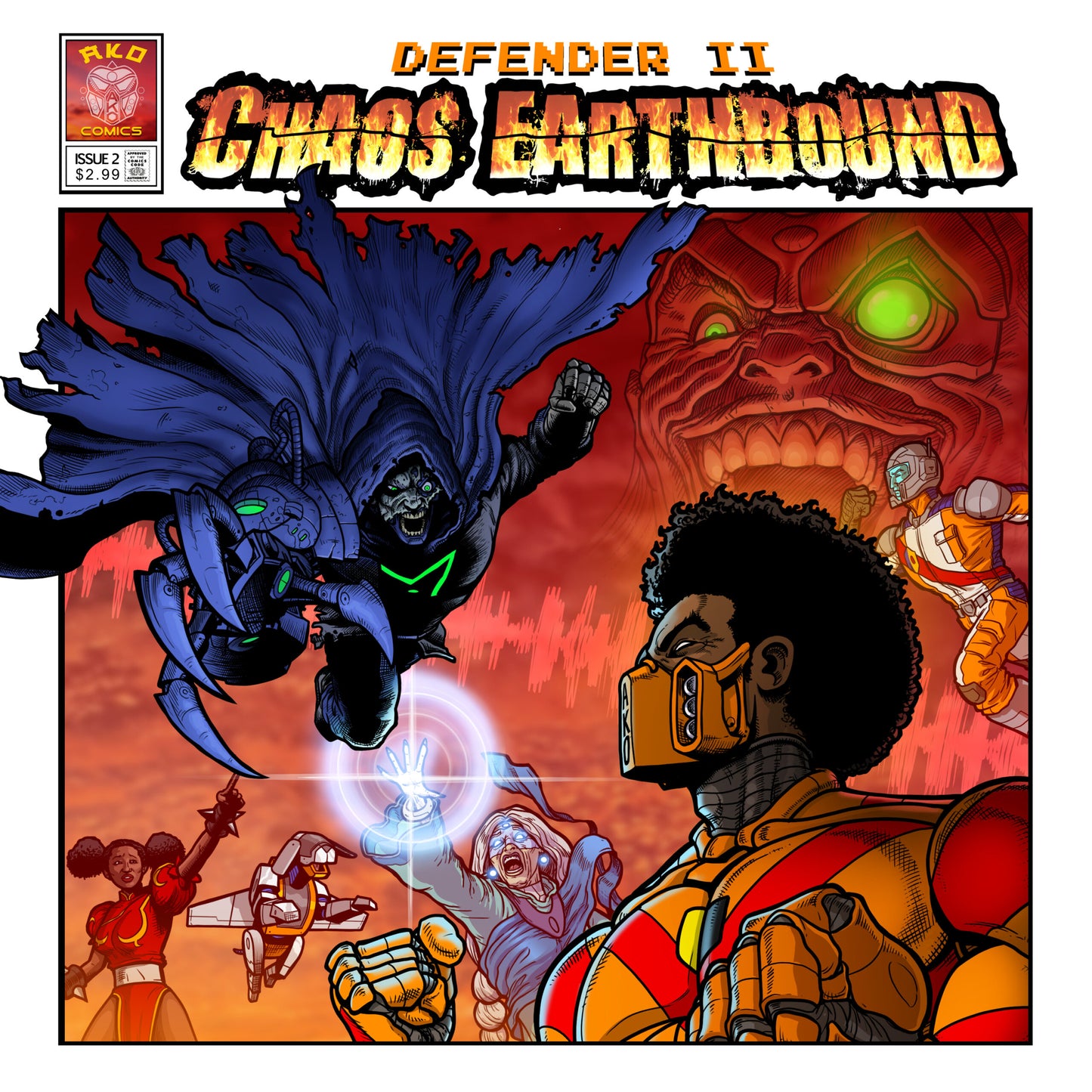AKO PRESENTS… DEFENDER II CHAOS EARTHBOUND – 4X VINYL (AKOMDLP001)
