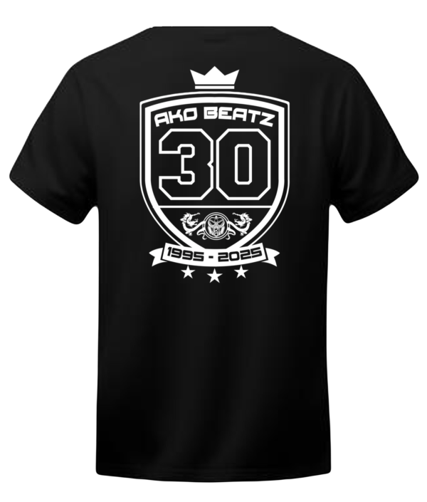 AKO BEATZ PRESENTS 30 YEARS OF AKO BEATZ T-SHIRT - Image 2