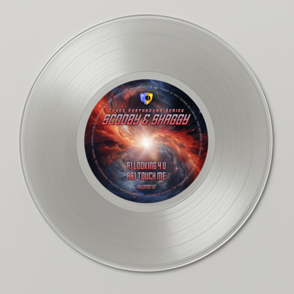 AKOMD 010: SCOOBY & SHAGGY - LOOKING 4 U / TOUCH ME - CLEAR VINYL - Image 2