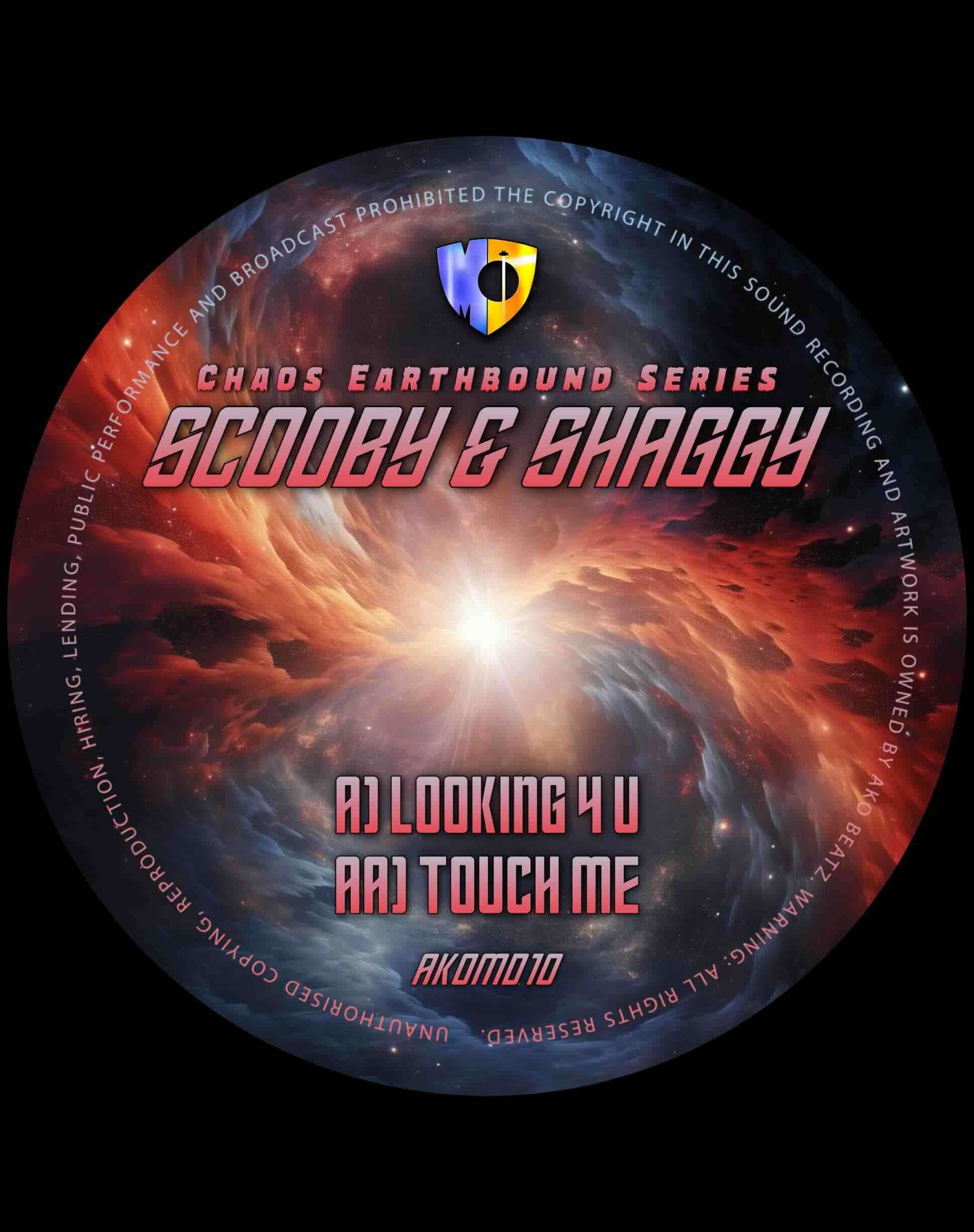AKOMD 010: SCOOBY & SHAGGY - LOOKING 4 U / TOUCH ME - ORANGE VINYL
