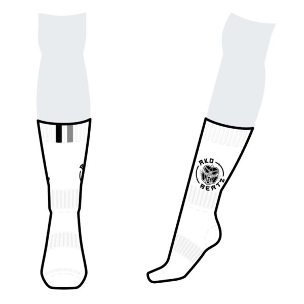 AKO BEATZ PRESENTS AKO BEATZ JAPAN SOCKS - WHITE - Image 4