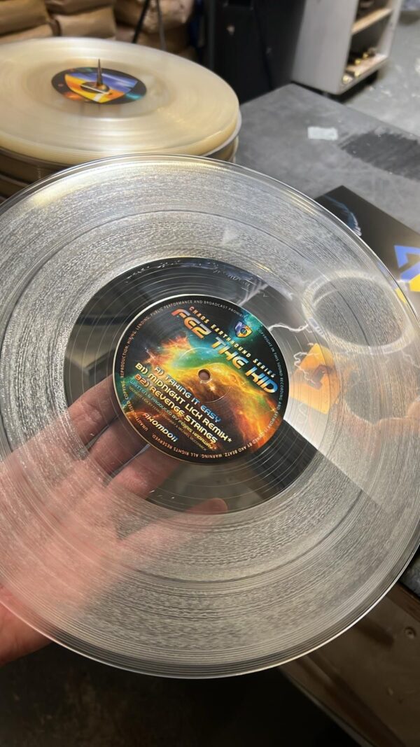 AKOMD 011: FEZ THE KID - TAKING IT EASY / MIDNIGHT LICK REMIX / REVENGE STRINGS - CLEAR VINYL - Image 3