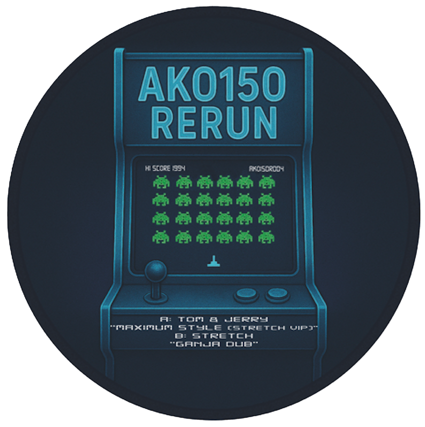 AKO150R 004 - TOM & JERRY / STRETCH - MAXIMUM STYLE (STRETCH REMIX) / GANJA DUB